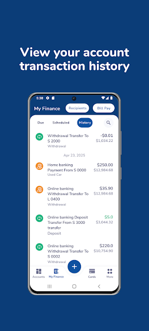 Consumer Credit Union Screenshot 2