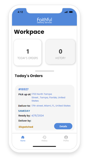 Faithful Deliveries Screenshot 0