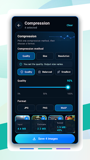 PixCompress: Photo Compressor Screenshot 2