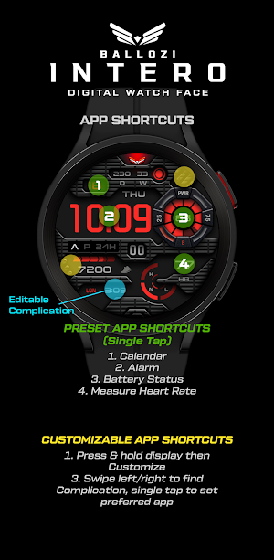 BALLOZI INTERO Watch Face Screenshot 2