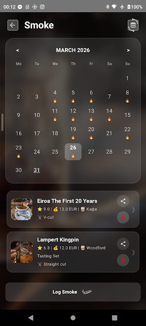 Cigar Diary & AI Sommelier Screenshot 2