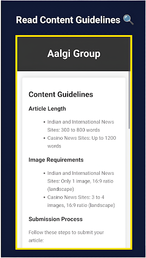 Aalgi Group - Press Release Screenshot 0