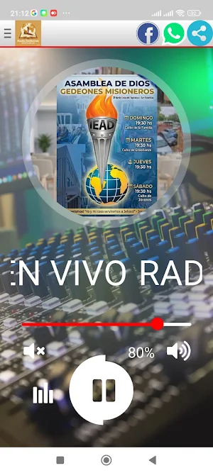 Radio Gedeones Misioneros Screenshot 1