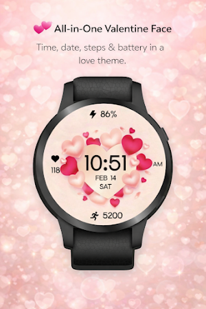Valentine Digital Animated WF Screenshot 1