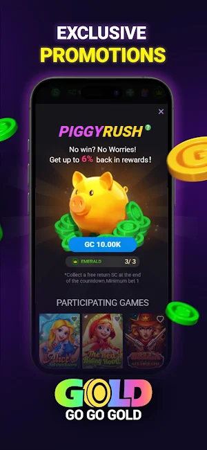 go go gold game Screenshot 2