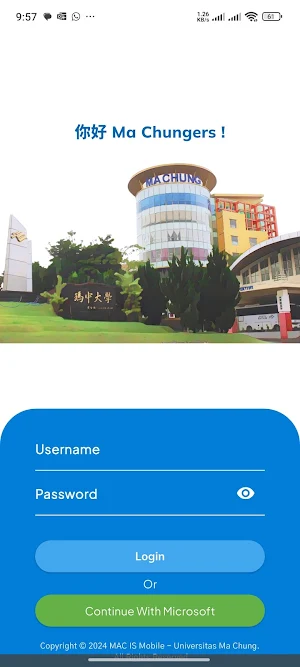 Universitas Ma Chung (My UMC) Screenshot 0