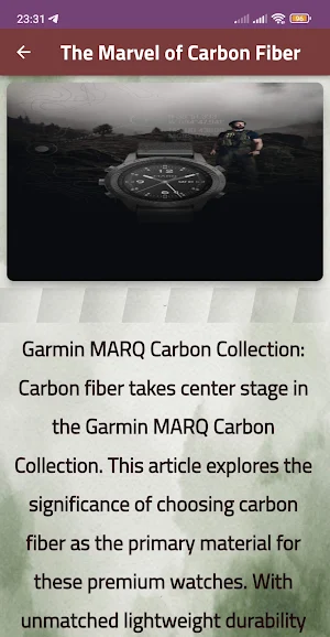 garmin marq carbon guide Screenshot 1