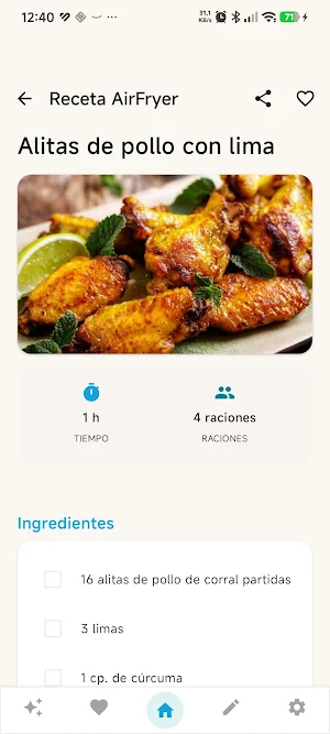 Recetas AirFryer Screenshot 1