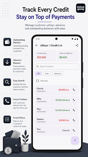 BizDesk - Staff & Billing App Screenshot 2
