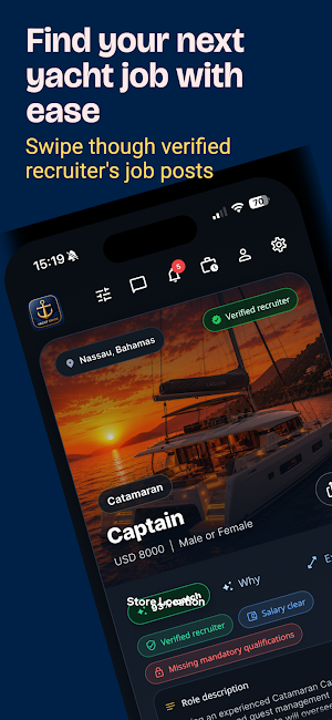 Yacht Swipe Screenshot 0