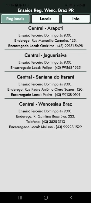 CCB Ensaios Reg. Wenc. Braz PR Screenshot 2