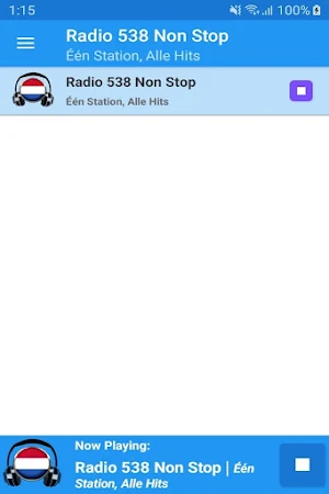 Radio 538 Non Stop App NL Free Online Screenshot 0