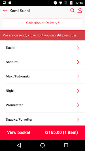 Kami Sushi Screenshot 1
