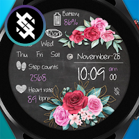 BFF27- Blackboard Art Flower
