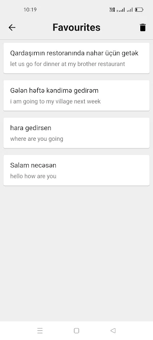 Azerbaijani English Translator Screenshot 3