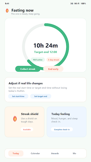 FastPal: Fasting Tracker Screenshot 1