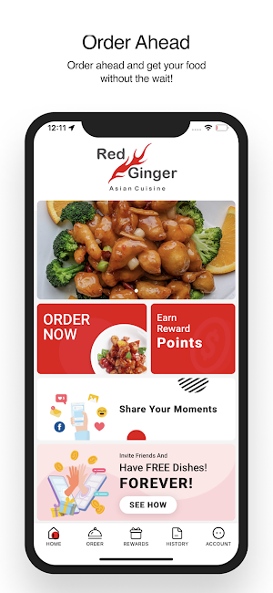 Red Ginger Asian Cuisine Screenshot 0