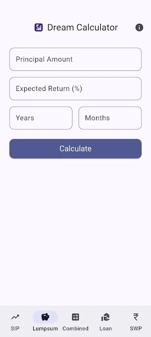 Dream Calculator Screenshot 1