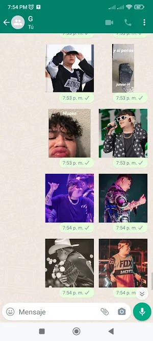 Stickers junior h Screenshot 0