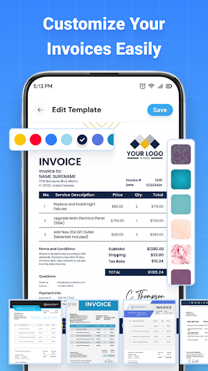 Receipt Maker : Invoice Maker Screenshot 2