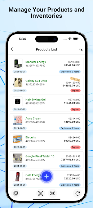 Supermarket QR Barcode Scanner Screenshot 2