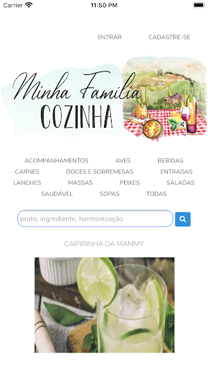 Minha Família Cozinha Screenshot 0