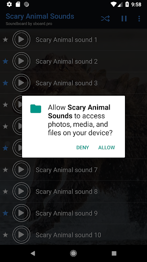 Scary Animal Sounds ~ Sboard.pro Screenshot 1