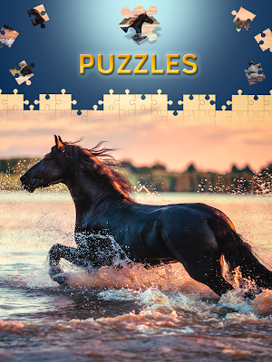 Horses Jigsaw Puzzles Free Screenshot 3