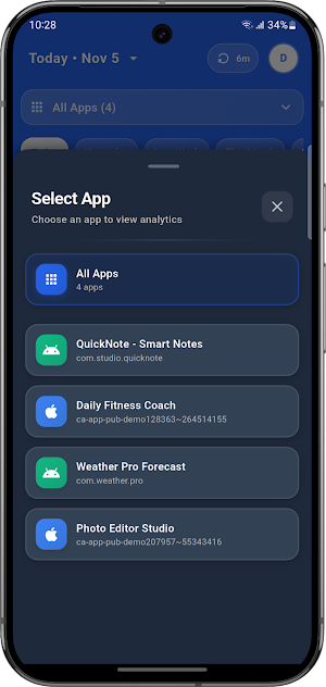 AdBoard: Dashboard For AdMob Screenshot 2