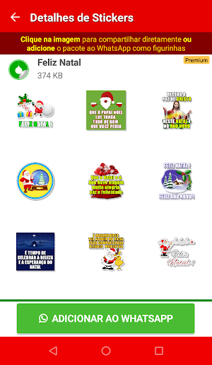 Figurinhas de Natal e Ano Novo - WAStickerApps Screenshot 1