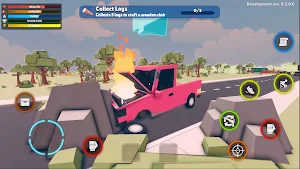 Craftpocalypse - 3D Block Craft Survival FREE Screenshot 1