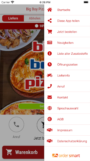Big Boy Pizza Rheinbach Screenshot 2