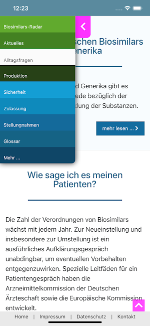 Biosimilars onkowissen Screenshot 2