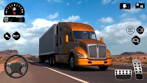 American Truck Driver 3D: Top Driving Game 2021 Screenshot 1