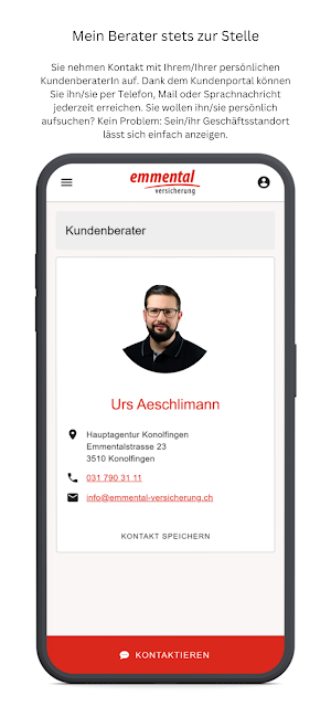 emmental versicherung Screenshot 2
