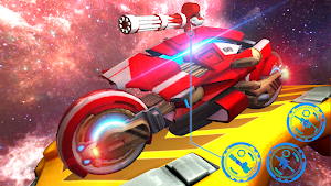 Space Bike Galaxy Race Screenshot 1
