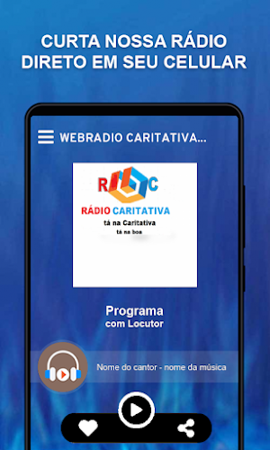 Webrádio caritativa Screenshot 0