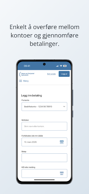 Søgne og Greipstad Spb Bedrift Screenshot 1