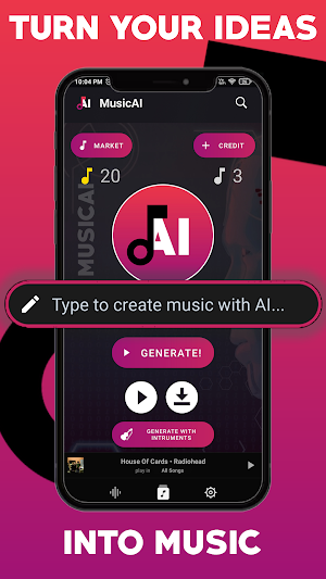 MusicAI - AI Music Generator Screenshot 0