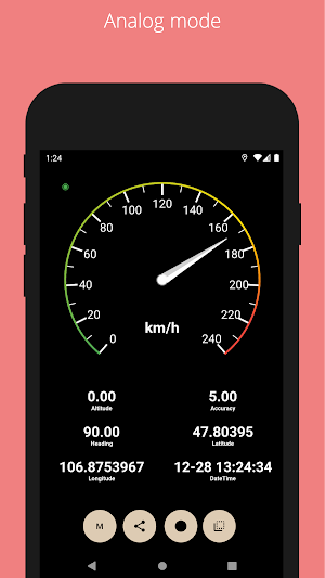 Simple speed, ODO meter Screenshot 1