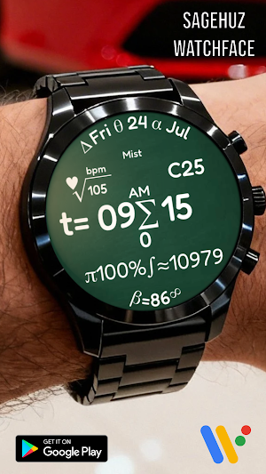 Math – Formula Watch Face Screenshot 2