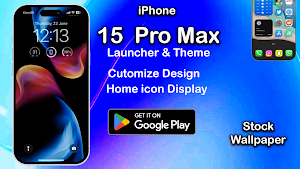 Launcher: iOS 15 Pro Max Theme Screenshot 1