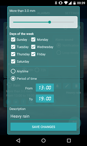 Custom Weather Alerts Screenshot 2