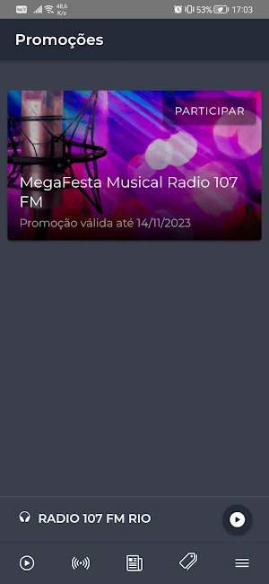 RÁDIO 107 FM RIO Screenshot 3
