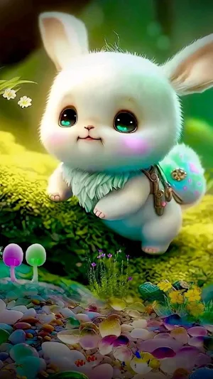 Cute Rabbit Wallpaper Screenshot 3