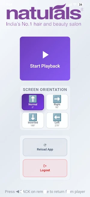 Naturals TV Player Screenshot 2