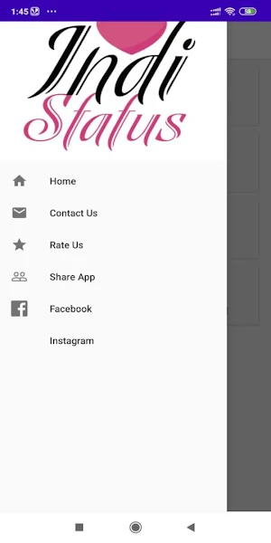 Indi Status and Quotes Screenshot 0