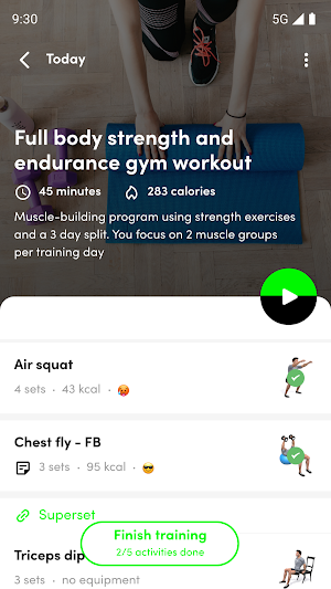 H3 Fitness Screenshot 2