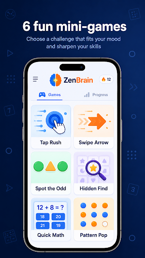 ZenBrain: Brain Training Game Screenshot 1