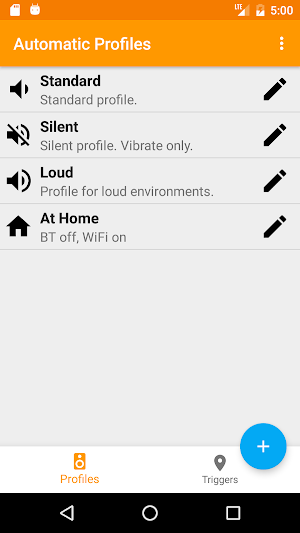 Automatic Profiles Screenshot 0